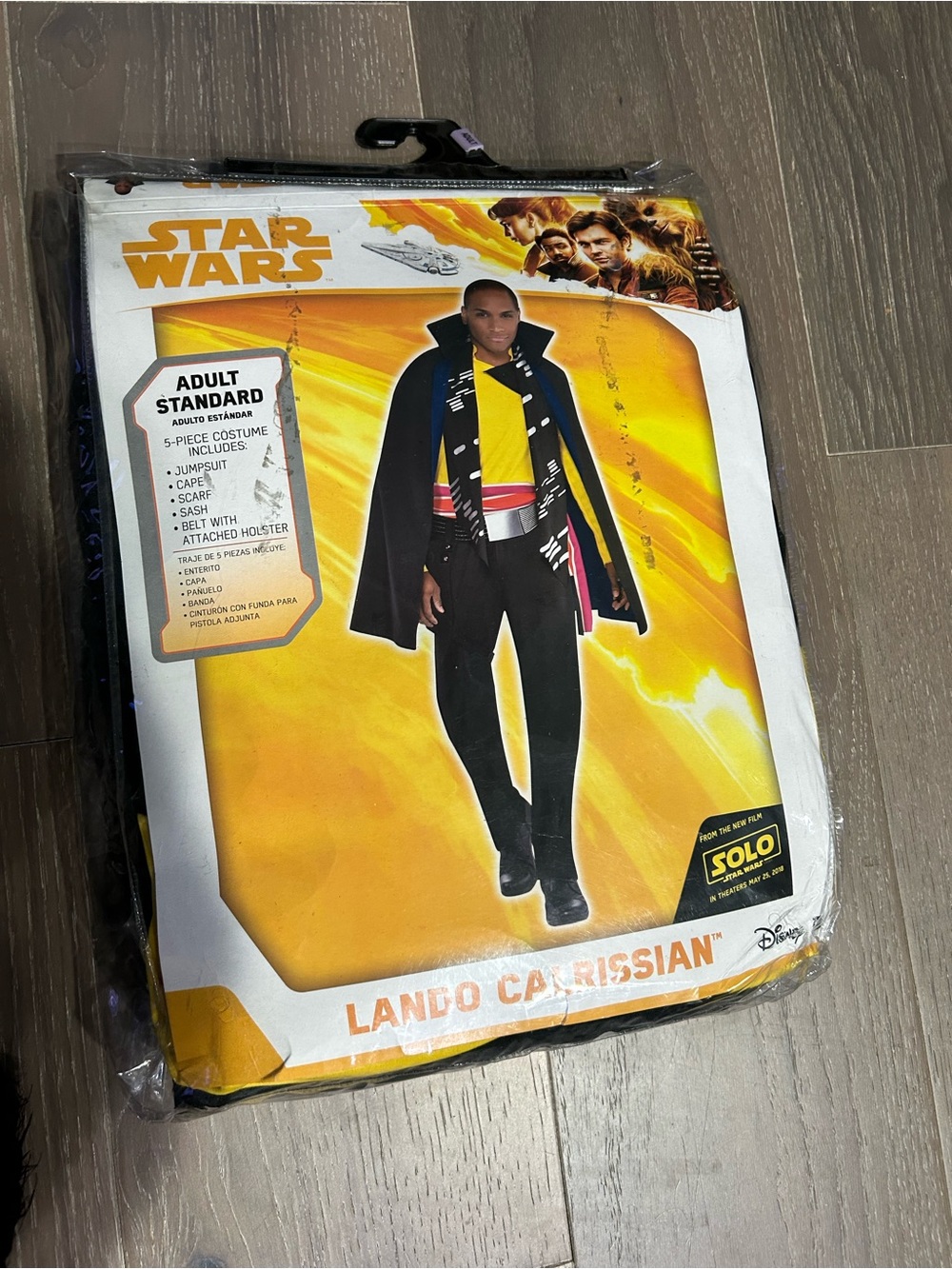 Amscan Star Wars Lando Calrissian adult standard. NWT(39)